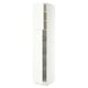 SEKTION Armoire haute av porte +corbeilles, blanc/Aspudden blanc mat, 18x24x90 "