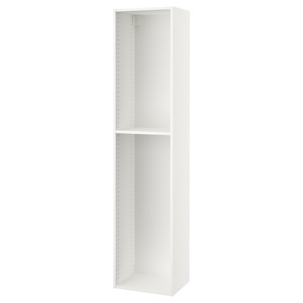 SEKTION Armoire haute, blanc, 18x14 3/4x80 "