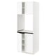 SEKTION Armoire haute four 4 ptes, blanc Enköping/blanc effet bois, 30x24x80 "