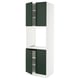 SEKTION Armoire haute four 4 ptes, blanc/Havstorp vert profond, 30x24x90 "
