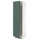 SEKTION Armoire haute pr réfrig/congélateur, blanc/Aspudden gris-vert foncé, 24x24x80 "