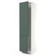 SEKTION Armoire haute pr réfrig/congélateur, blanc/Aspudden gris-vert foncé, 24x24x90 "