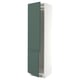 SEKTION Armoire haute pr réfrig/congélateur, blanc/Aspudden gris-vert foncé, 24x24x90 "