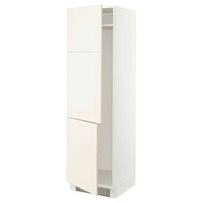 SEKTION Armoire haute pr réfrig/congélateur, blanc/Bodbyn blanc cassé, 24x24x80 "