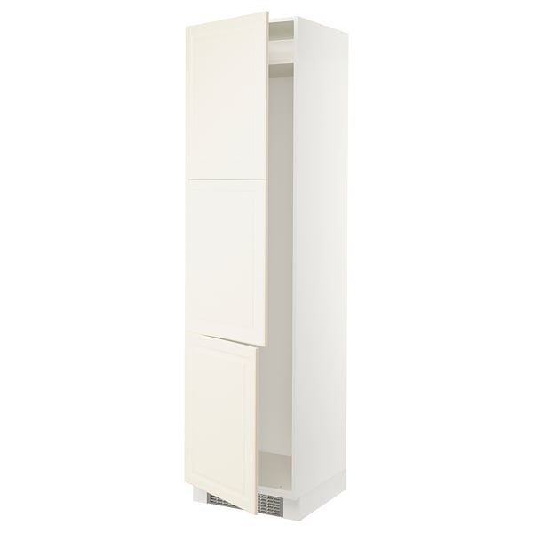 SEKTION Armoire haute pr réfrig/congélateur, blanc/Bodbyn blanc cassé, 24x24x90 "