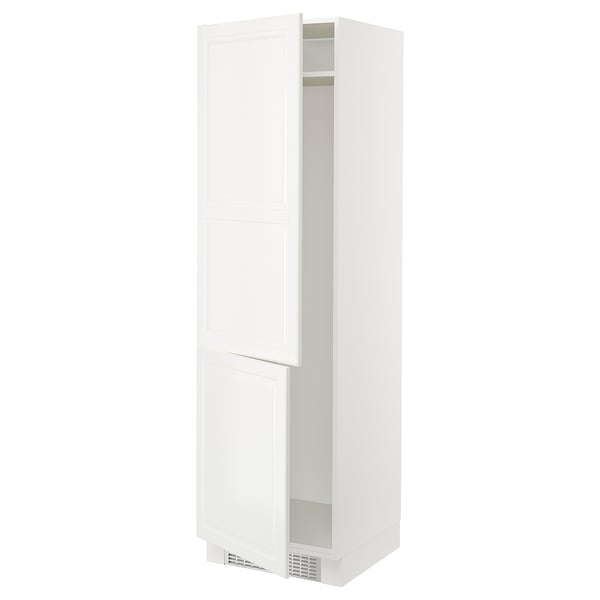 SEKTION Armoire haute pr réfrig/congélateur, blanc/Bodbyn blanc cassé, 24x24x80 "