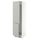 SEKTION Armoire haute pr réfrig/congélateur, blanc/Havstorp gris clair, 24x24x80 "