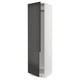 SEKTION Armoire haute pr réfrig/congélateur, blanc/Nickebo anthracite mat, 24x24x90 "