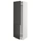 SEKTION Armoire haute pr réfrig/congélateur, blanc/Nickebo anthracite mat, 24x24x80 "