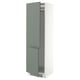 SEKTION Armoire haute pr réfrig/congélateur, blanc/Nickebo gris -vert mat, 24x24x80 "