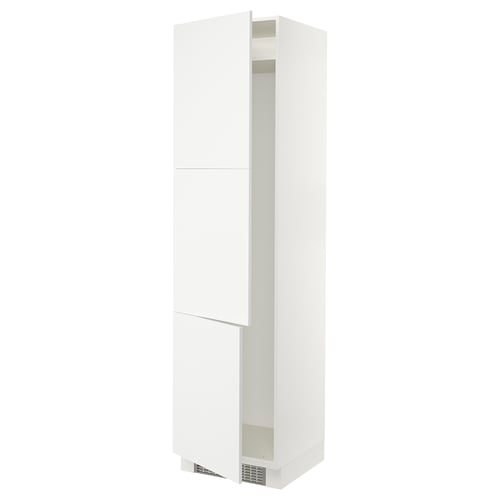SEKTION Armoire haute pr réfrig/congélateur, blanc/Ringhult blanc, 24x24x90 "