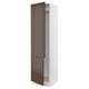 SEKTION Armoire haute pr réfrig/congélateur, blanc/Sinarp brun, 24x24x90 "