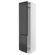 SEKTION Armoire haute pr réfrig/congélateur, blanc/Upplöv anthracite mat, 24x24x90 "