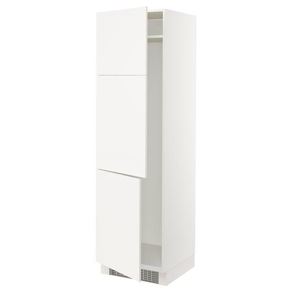 SEKTION Armoire haute pr réfrig/congélateur, blanc/Veddinge blanc, 24x24x80 "