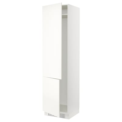 SEKTION Armoire haute pr réfrig/congélateur, blanc/Veddinge blanc, 24x24x90 "