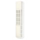 SEKTION Armoire haute pte vitr/2 ptes, blanc/Bodbyn blanc cassé, 18x15x90 "