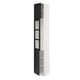 Option : SEKTION Armoire haute pte vitr/2 ptes, blanc/Lerhyttan teinté noir, 15x15x90 "