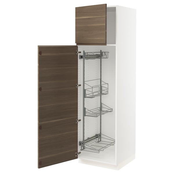 Sektion Armoire Haute Rangement Coulissant Blanc Voxtorp Noyer 24x24x80 Magasinez Sur Fr Ikea Ca Ikea