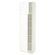 SEKTION Armoire haute + tablette/2ptes, blanc/Aspudden blanc mat, 24x15x80 "