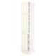 SEKTION Armoire haute + tablette/2ptes, blanc/Bodbyn blanc cassé, 15x24x80 "