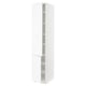 SEKTION Armoire haute + tablette/2ptes, blanc Enköping/blanc effet bois, 18x24x90 "