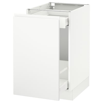 SEKTION Armoire inf rgt coul, blanc Maximera/Voxtorp blanc mat, 18x24x30 "