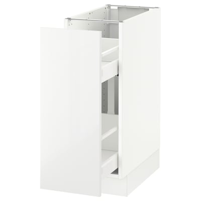 SEKTION Armoire inf rgt coul, blanc/Ringhult blanc, 12x24x30 "