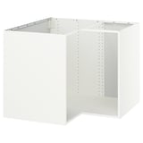 SEKTION Armoire inférieure d'angle, blanc, 38x24x30 "