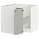 SEKTION Armoire inférieure d'angle+tablette, blanc/Havstorp gris clair, 38x24x30 "