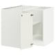 SEKTION Armoire inférieure d'angle+tablette, blanc/Veddinge blanc, 38x24x30 "