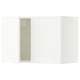 SEKTION Armoire murale 2 portes, blanc/Aspudden blanc mat, 30x15x20 "