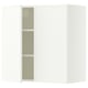SEKTION Armoire murale 2 portes, blanc/Aspudden blanc mat, 30x15x30 "
