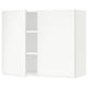 SEKTION Armoire murale 2 portes, blanc/Voxtorp blanc mat, 36x15x30 "