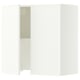 SEKTION Armoire murale à hotte intégrée, blanc/Aspudden blanc mat, 30x15x30 "