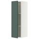 SEKTION Armoire murale, blanc/Aspudden gris-vert foncé, 12x15x40 "