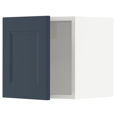 SEKTION Armoire murale, blanc Axstad/mat bleu, 15x15x15 "