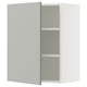 SEKTION Armoire murale, blanc/Havstorp gris clair, 24x15x30 "