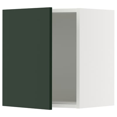 SEKTION Armoire murale, blanc/Havstorp vert profond, 18x15x20 "