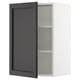 SEKTION Armoire murale, blanc/Lerhyttan teinté noir, 21x15x30 "