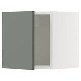 SEKTION Armoire murale, blanc/Nickebo gris -vert mat, 15x15x15 "