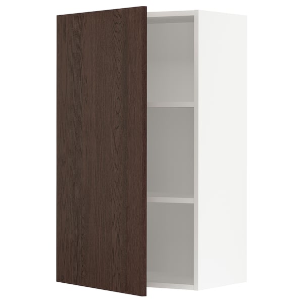SEKTION Armoire murale, blanc/Sinarp brun, 24x15x40 "