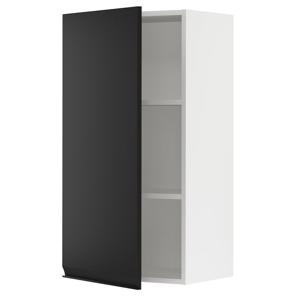 SEKTION Armoire murale, blanc/Upplöv anthracite mat, 21x15x40 "
