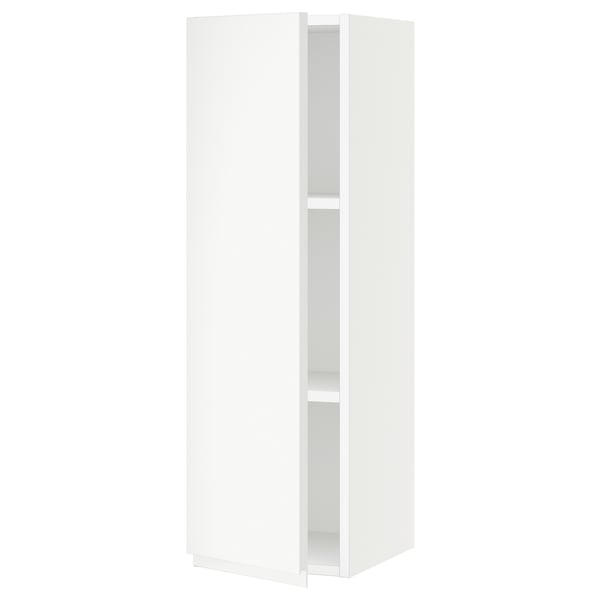 SEKTION Armoire murale, blanc/Voxtorp blanc mat, 12x15x40 "