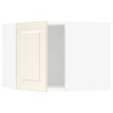 SEKTION Armoire murale d'angle, blanc/Bodbyn blanc cassé, 26x15x20 "