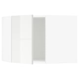 SEKTION Armoire murale d'angle, blanc/Ringhult blanc, 26x15x20 "