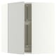 SEKTION Armoire murale d'angle+rgt pivot, blanc/Aspudden gris clair, 26x15x30 "