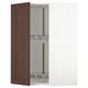 SEKTION Armoire murale d'angle+rgt pivot, blanc/Sinarp brun, 26x15x40 "