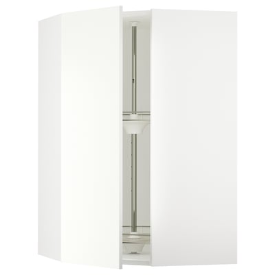 SEKTION Armoire murale d'angle+rgt pivot, blanc/Vallstena blanc, 26x15x40 "