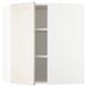 SEKTION Armoire murale d'angle+tblts, blanc/Stensund beige, 26x15x30 "