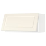 SEKTION Armoire murale horizontale, blanc/Bodbyn blanc cassé, 30x15x15 "